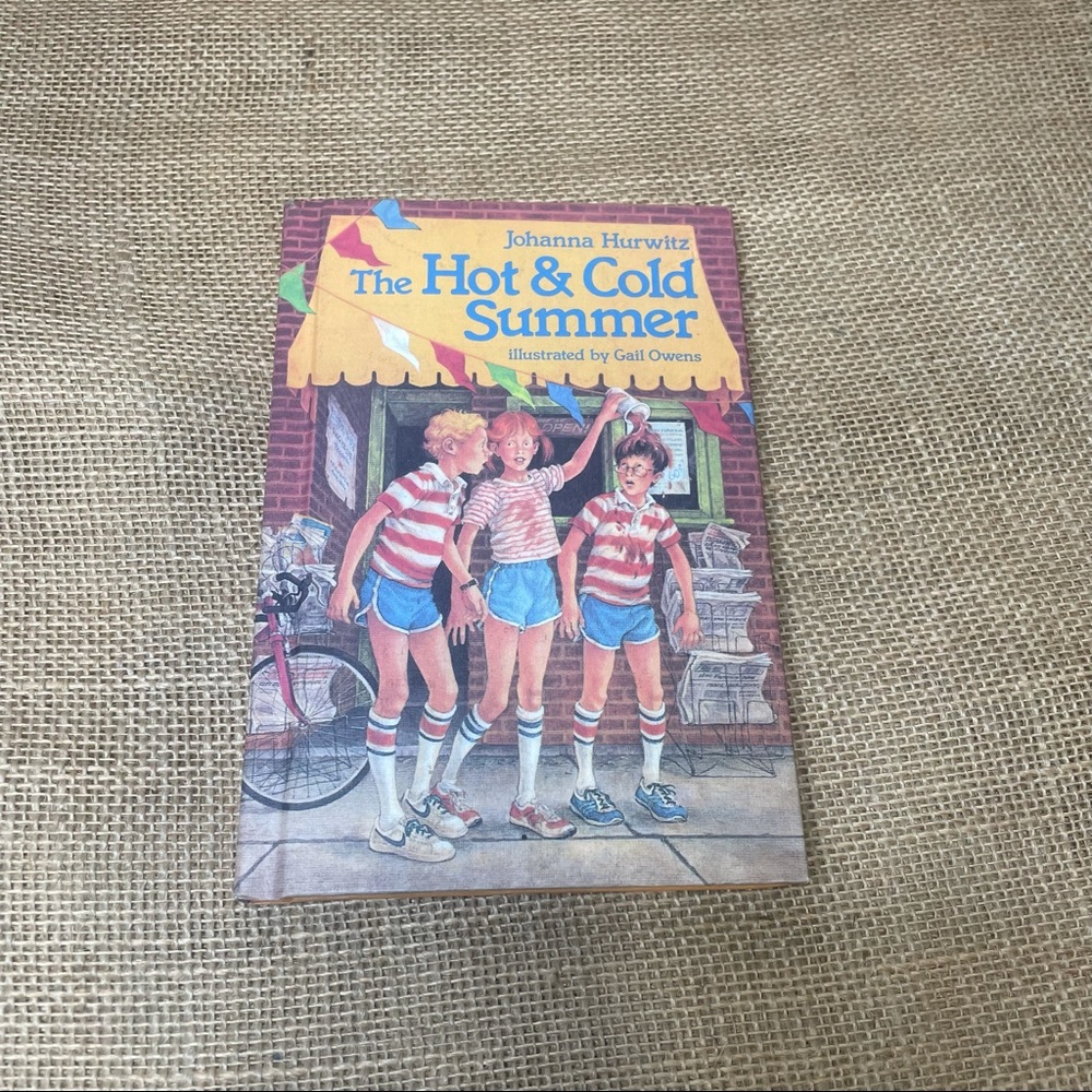 Johanna Hurwitz The Hot and Cold Summer Book Vintage 1984 Edition